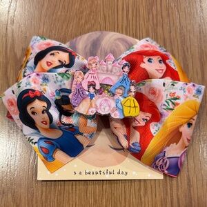 Hand Crafted Princess Hair Bow - Multicolor